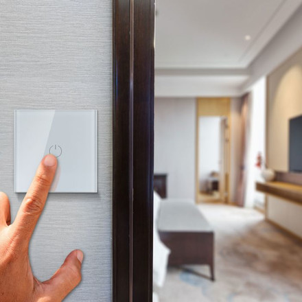 SKU 8417 WIFI SMART Touch Ключ Единичен Бял с марка V-TAC