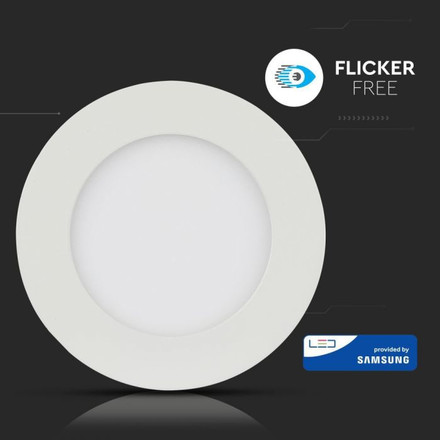 SKU 714 12W LED Панел Premium SAMSUNG Чип Кръг 6400K с марка V-TAC