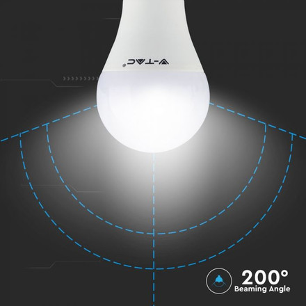 LED Bulb - 6W E27 A60 RGB With Remote Control 6400K