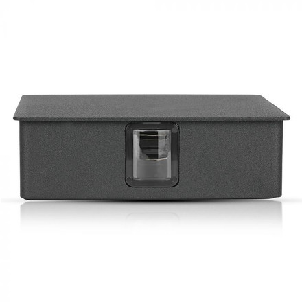 Аплик за стена 4W 4000К IP65 Черно Тяло Квадрат SKU 8212 V-TAC