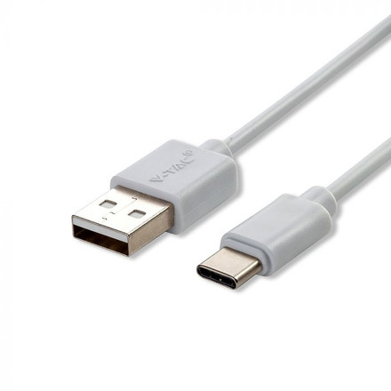 SKU 8482 1 M Type C USB Кабел Бял - Pearl Серия с марка V-TAC