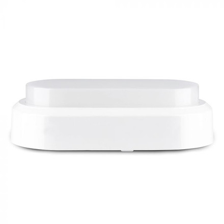 Плафон за таван 8W 3000К IP54 Овална Бяло Тяло SKU 1311 V-TAC