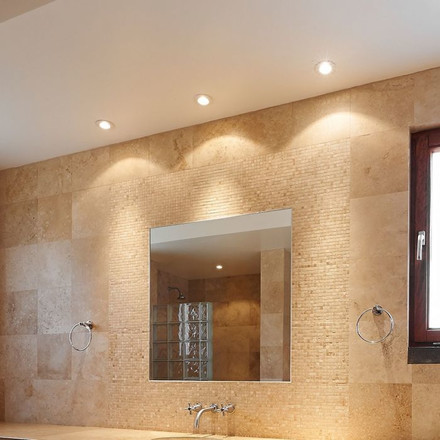 LED Bulb - 4.5W GU10 100` Plastic Milky Cover RGB + WW + CW 