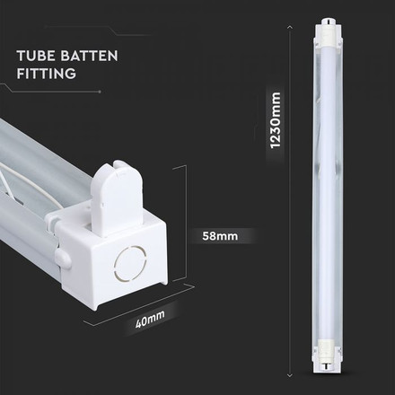 1*120cm Batten Fitting