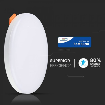 SKU 727 12W LED Реголируем Панел SAMSUNG Чип Кръг 3000К с марка V-TAC