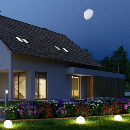 SKU 40161 LED Лампа Топка RGB D30*29CM с марка V-TAC