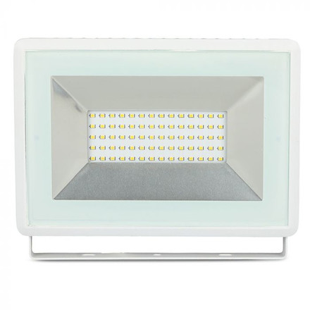 LED Прожектор 50W 3000К IP65 E-Series Бяло Тяло SKU 5961 V-TAC