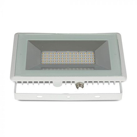 LED Прожектор 50W 3000К IP65 E-Series Бяло Тяло SKU 5961 V-TAC