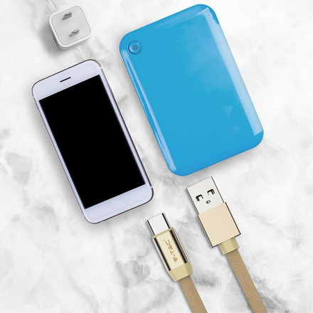 SKU 8499 1 M Type C USB Кабел Злато - Ruby Серия с марка V-TAC