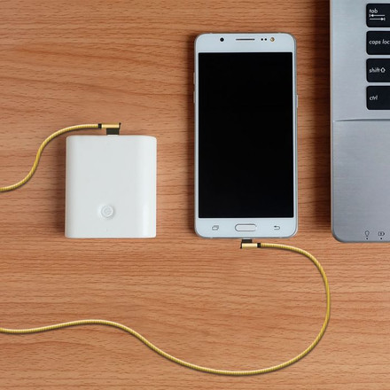 SKU 8640 1 M Type C USB Кабел Злато - Diamond Серия с марка V-TAC