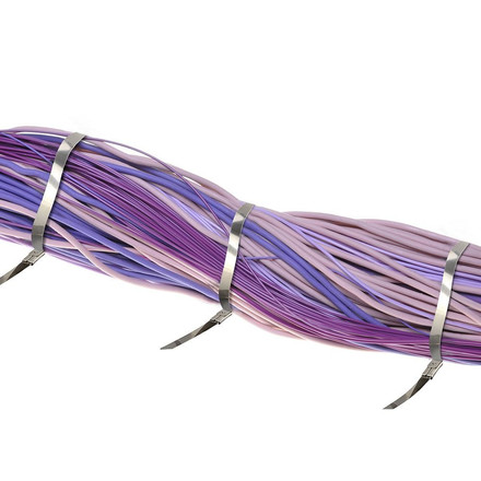 SKU 11191 Кабелна Превръзка Стомана - 4.6*350mm 100бр. Опаковка с марка V-TAC