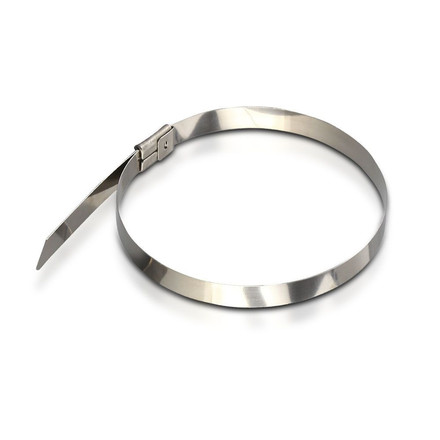 SKU 11191 Кабелна Превръзка Стомана - 4.6*350mm 100бр. Опаковка с марка V-TAC