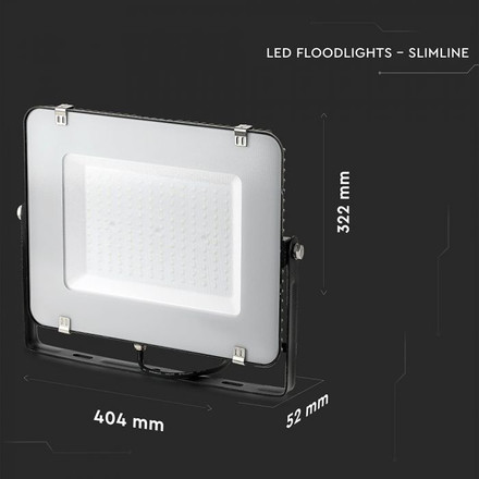 LED Прожектор 150W 3000К SAMSUNG ЧИП ЧерноТяло SKU 475 V-TAC