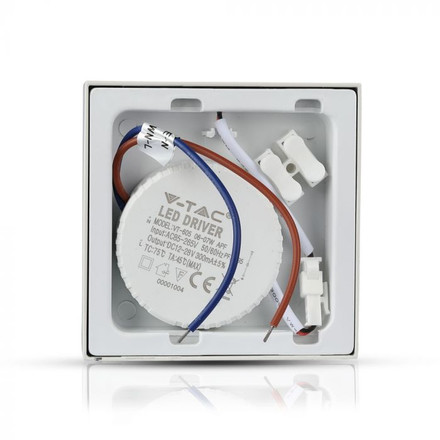 6W LED Surface Panel Downlight Premium - Square 4500K 