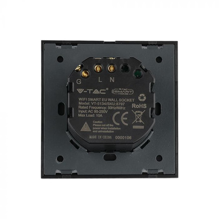 SKU 8797 SMART Контакт Конзолен Черен с марка V-TAC