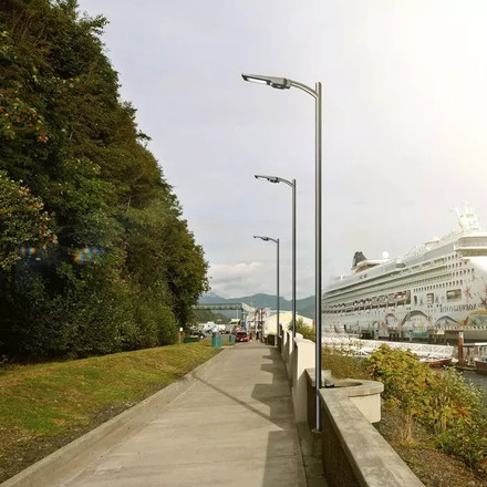 SKU 5504 40W Улична Лампа Соларна Черно Тяло 6000К 120LM/W с марка V-TAC