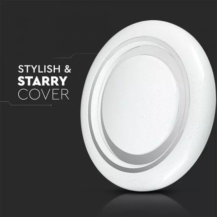 60W LED Designer Domelight With RF Control & Timer CCT Changing Starry Dimmable