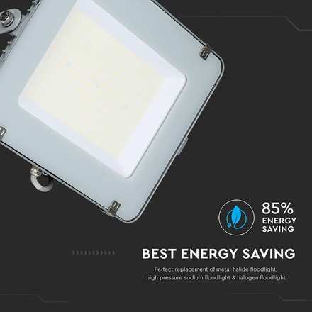 LED Прожектор 150W 4000К 120LM/W SAMSUNG ЧИП Сиво Тяло SKU 776 V-TAC