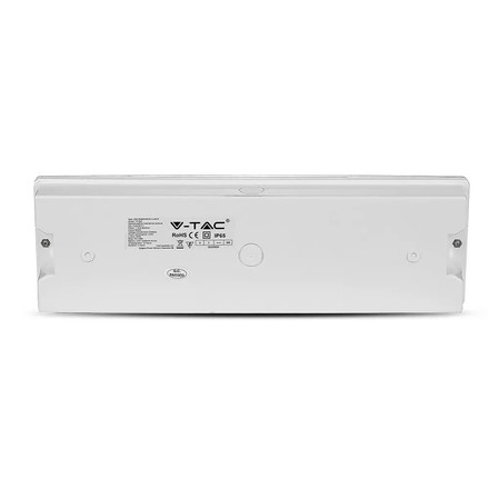 SKU 83111 3W Евакуационна Табела Стена 12 Часа Зареждане 6400К IP65 1200 mah с марка V-TAC