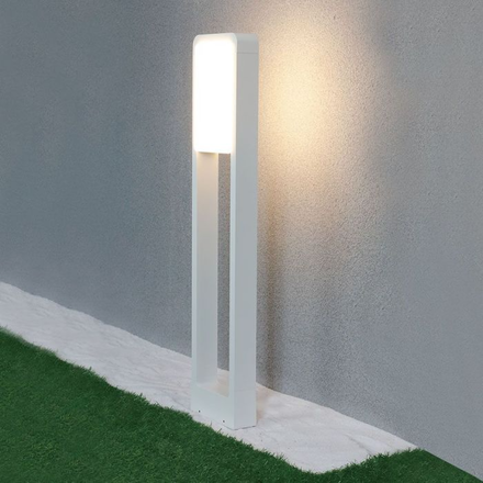 10W LED Bollard Lamp SAMSUNG CHIP White Body IP65 3000K