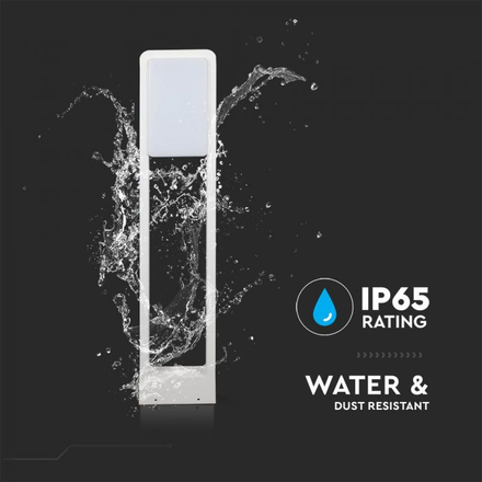 SKU 20118 10W Градинска Наземна Бяла SAMSUNG ЧИП IP65 6500K с марка V-TAC