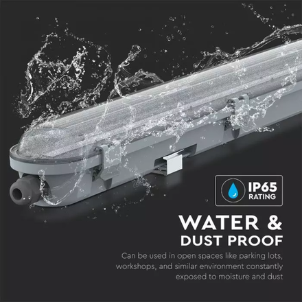 LED Waterproof Fitting M-SERIES 600mm 18W 4500K 120LM/W