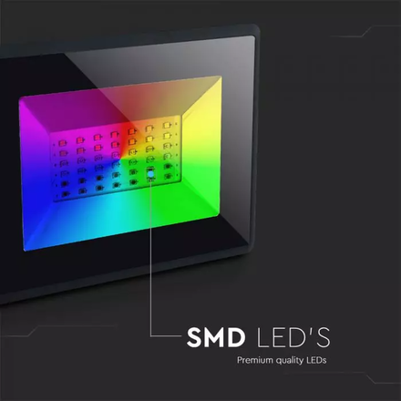 LED Прожектор с дистанционно 30W RGB SKU 5995 V-TAC
