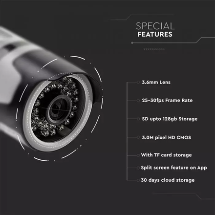 B07 IP Outdoor Camera 3MP IP65  Bullet