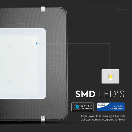 LED Прожектор 400W 4000К 120LM/W SAMSUNG ЧИП Черно Тяло SKU 964 V-TAC