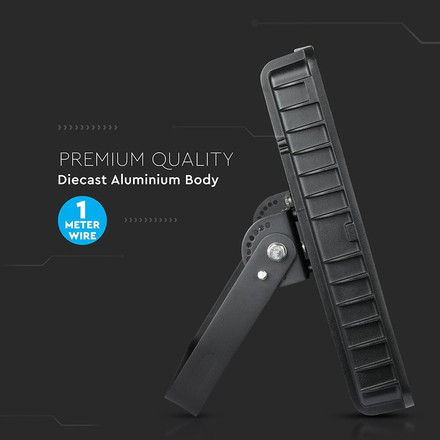 LED Прожектор 500W 6400К 120LM/W SAMSUNG ЧИП Черно Тяло SKU 967 V-TAC