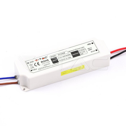 SKU 3271 LED Захранване Slim Plastic - 30W 12V IP67 с марка V-TAC