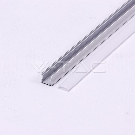 Led Strip Mounting Kit With Diffuser Aluminum 2000* 17.2*15.5MM White Housing