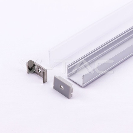 Led Strip Mounting Kit With Diffuser Aluminum 2000*30*20MM Milky