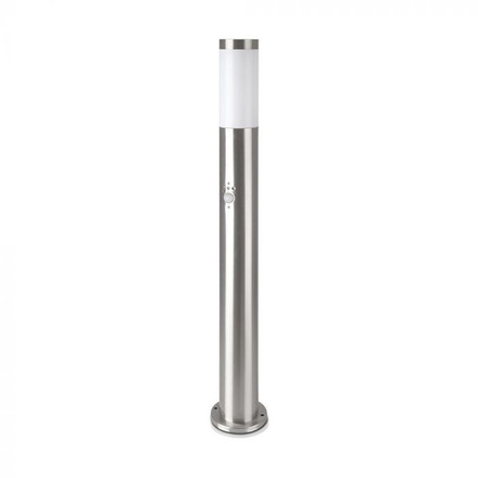 SKU 8960 Е27 Градинска Лампа 80СМ PIR Сензор Неръждавейка Сатен Никел IP44 с марка V-TAC