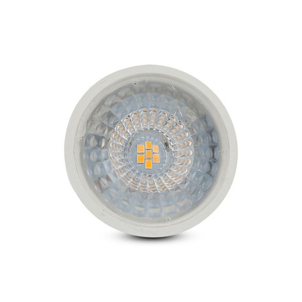 LED Spotlight SAMSUNG CHIP - GU10 6.5W  Ripple Plastic 110°D 3000K