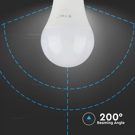 LED Крушка Е27 9W SAMSUNG ЧИП A60 6400K SKU 230 V-TAC