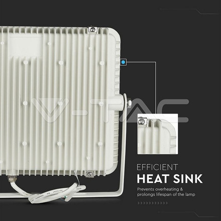 LED Прожектор 150W 3000К SAMSUNG ЧИП Бяло Тяло SKU 478 V-TAC