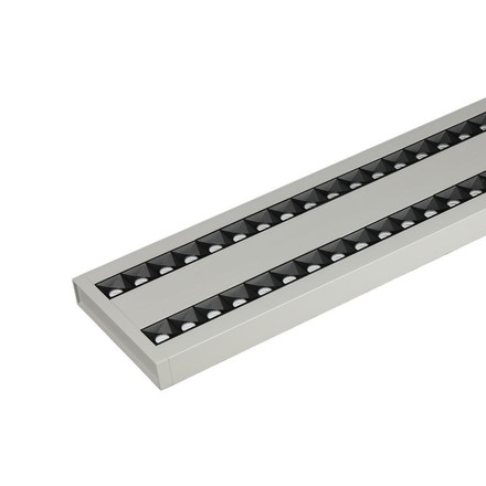 LED Linear Light SAMSUNG CHIP - 60W Hangign  Linkable Silver Body 4000K 1190x160x30mm