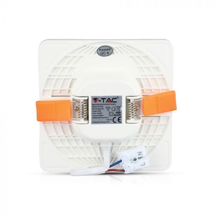 SKU 732 12W LED Реголируем Панел SAMSUNG Чип Квадрат 6400К с марка V-TAC