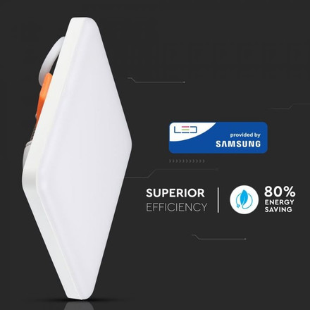 SKU 742 24W LED Регулируем Панел SAMSUNG Чип Квадрат 3000К с марка V-TAC