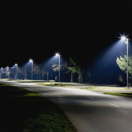 SKU 954 LED Улична Лампа SAMSUNG ЧИП - 100W 4000K КЛАС I 140LM/W с марка V-TAC