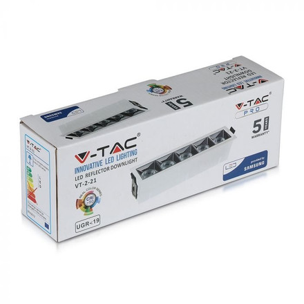 SKU 981 LED Луна SAMSUNG ЧИП - 20W Рефлектор UGR<19 12' 2700K с марка V-TAC