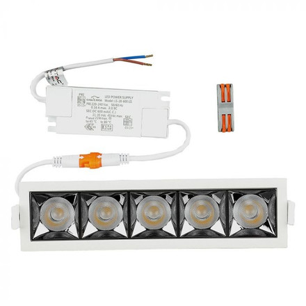 SKU 994 LED Луна SAMSUNG ЧИП - 20W Рефлектор UGR<19 36' 5700K с марка V-TAC