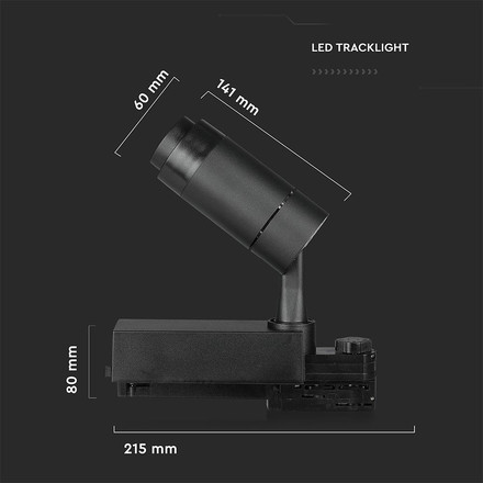 SKU 1457 15W Релсов Прожектор Бяло Тяло Blue Tooth 3 в 1 с марка V-TAC