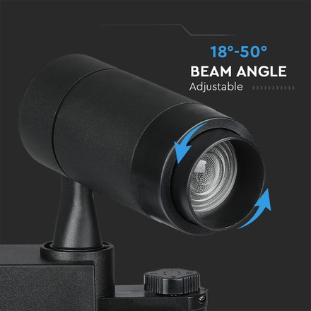 SKU 1457 15W Релсов Прожектор Бяло Тяло Blue Tooth 3 в 1 с марка V-TAC