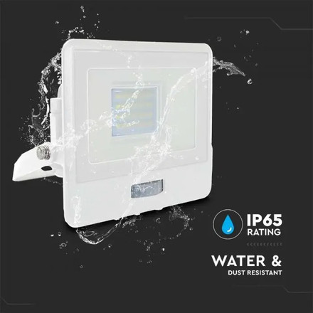 20W LED PIR Sensor Floodlight SAMSUNG CHIP White Body 4000K