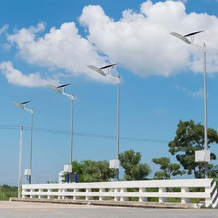 LED Solar Street Light SAMSUNG CHIP - 50W White Body 6400K