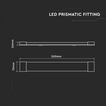 10W LED Grill Fitting SAMSUNG CHIP 30cm 120LM/WATT 3000K