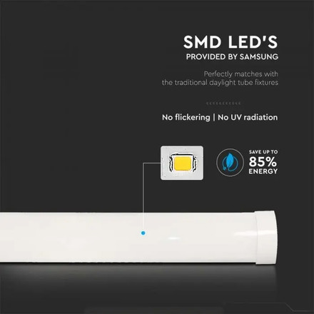 SKU 20345 10W LED Линейно Тяло SAMSUNG ЧИП 30cм 4000K 120LM/WATT с марка V-TAC