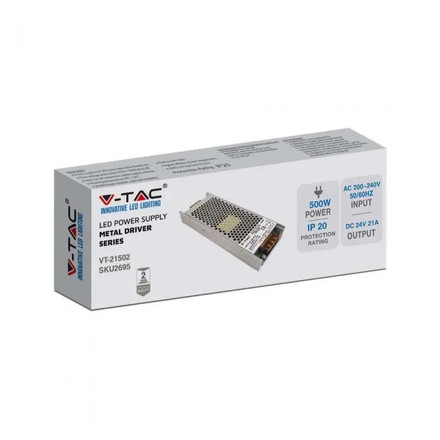 SKU 2695 LED Захранване 500W 24V 21A IP20 с марка V-TAC